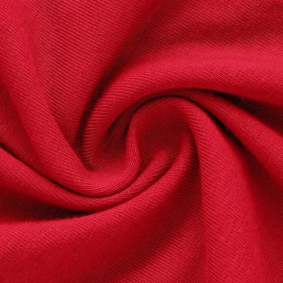 Red and White Casual Women's Sport Knit Tank Tops & Sweatpants - Picture 2 of 10